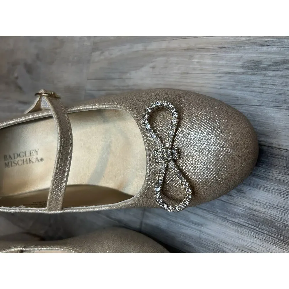 Badgley Mischka Girls Dress Shoes Size 13